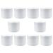 Practical Cosmetic Boxes Multi-function Cream Multifunction 10 Pcs Buttercream Empty Jars Round Mini Plastic Containers Refillable Pp Travel