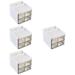 4 PCS Drawer Storage Cabinet Stationery Organizer over Toilet Makeup Brush Holder Desktop Multi-function Office Child