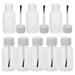 40 Pcs Brush Design Empty Bottles Nail Polish Bottles Refillable Nail Polish Dispensers Bottles with Brush