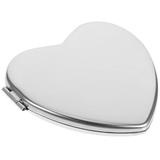 Mirrors Dresser Small Compact for Purse Hand Held Heart-Shaped Cosmetic Foldable Dressing Table Metal Miss Travel