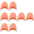 4 Pairs Ballet Pointe Set Toes Covers for High Heel Shoes Pads Boots Women Dance Caps Wear-resistant Protectors Miss