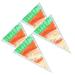 Candy Floss Sticks 100 Pcs Carrot Triangle Bag Personality Packing Food Containers Bolsas De Cookies Packaing Packaging Bags