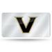 Vanderbilt Commodores Silver 12 x 6 Silver Laser Cut Tag For Car/Truck/SUV - Automobile DÃ©cor