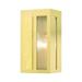 1 Light Outdoor Ada Wall Lantern in Coastal Style 4.75 inches Wide By 9 inches High-Satin Brass Finish Bailey Street Home 218-Bel-4363049