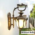 Antique Wall Light Yard Garden Lamp Lantern Porch Lighting Exterior Fixture Exterior Waterproof Wall Light Outdoor Lighting Lantern Lamp Garden Porch Patio Outdoor Vintage Exterior Wall Light