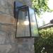 1 Light Outdoor Wall Mounted light In Oil Rubbed Bronze - Black