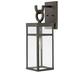 1 Light Medium Outdoor Wall Lantern in Transitional Style 6.5 inches Wide By 22 inches High-Oil Rubbed Bronze Finish-Incandescent Lamping Type Bailey
