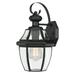 Westport 13 In 1-Bulb Matte Black Classic to Modern Outdoor Wall Sconce Lamp