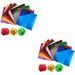 1800 Pcs Chocolate Wrappers Candy for Bright Color Small Paper Packing Tea Biscuit Wrapping Molds