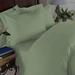 Elegance Linen 1500 Thread Count Queen Size Egyptian Quality 3Pcs Duvet Cover Solid Green