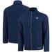 Men's Cutter & Buck Navy New York Giants Evoke Eco Softshell Recycled Full-Zip Jacket