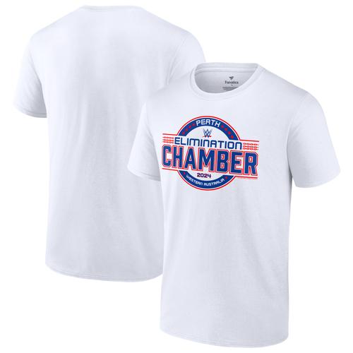 WWE Elimination Chamber 2024 Perth T-Shirt - Weiß - Herren