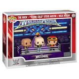 Funko WrestleMania XXX The Rock, ''Stone Cold'' Steve Austin & Hulk Hogan Opening Toast POP! Moments Deluxe 3-Pack Set