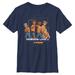 Youth Mad Engine Navy Turning Red Boy Blocks Graphic T-Shirt