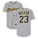 Mitch Keller Pittsburgh Pirates Player-Issued #23 Gray Jersey from the 2023 MLB Season