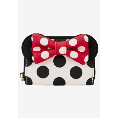 Women's Loungefly X Disney Minnie Mouse Zip Around Accordion Wallet by Loungefly in White