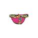 Kenneth Cole REACTION Swimsuit Bottoms: Pink Print Swimwear - Women's Size Large