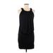 ALEXIA ADMOR New York Casual Dress - Popover: Black Solid Dresses - Women's Size Medium