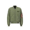 Bomberjacke ALPHA INDUSTRIES "ALPHA Men - Bomber & Flight Jackets MA-1 ALS" Gr. XL, grün (sage, green) Herren Jacken Übergangsjacken