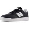 Sneaker NEW BALANCE "BB80", Gr. 43, schwarz, Leder, sportlich, Schuhe, von dem New Balance 550 inspiriert