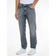 Straight-Jeans CALVIN KLEIN JEANS "AUTHENTIC STRAIGHT" Gr. 33, Länge 32, grau (denim grey) Herren Jeans Straight Fit