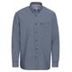 Karohemd CAMEL ACTIVE Gr. XXXL, N-Gr, blau (night blue) Herren Hemden Langarm