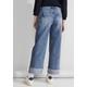 Comfort-fit-Jeans STREET ONE Gr. 34, Länge 28, blau (authentic light blue washed) Damen Jeans High-Waist-Jeans