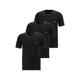 T-Shirt HUGO "T-SHIRT RN TRIPLET P 10217251 01" Gr. L (52), schwarz (black005) Herren Shirts T-Shirts