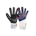 Torwarthandschuhe REUSCH "Pure Contact Silver" Gr. 8, blau (blau, orange) Damen Handschuhe Sporthandschuhe