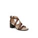 Women's Heritage Sandal by LifeStride in Brown Faux Leather (Size 6 M)