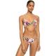 Push-Up-Bikini ROXY "BEACH CLASHORT SLEEVEICS KVJ8" Gr. M (38), N-Gr, schwarz (anthracite p) Damen Bikini-Sets Ocean Blue