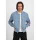 Bomberjacke ALPHA INDUSTRIES "ALPHA Men - Bomber & Flight Jackets MA-1 TTC" Gr. L, bunt (greyblue) Herren Jacken Übergangsjacken