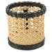 Cup Holder Home Forniture Decor Home Decor Baskets Woven Pen Holder Pen and Pencil Organizer Woven Cylindrical Pen Holder Cutlery Rack Organizer Rattan Office