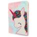 Unicorn Ledger Girl Diary with Sequin Animal Note Pads Notebook Fluffy Child Paper Plush