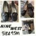 Nine West Shoes | Nine West Size 9.5m Loafers | Color: Black | Size: 9.5