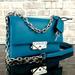 Michael Kors Bags | Michael Kors Cece Small Flap Chain Shoulder Crossbody Bag Purse $448 | Color: Blue | Size: Os