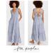 Free People Dresses | Free People Juno Tiered Maxi Stripe Striped | Color: Blue/White | Size: S