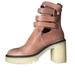 Free People Shoes | Free People Leather Jesse Cutout Boot In English Tan Size 9.5 Nwot | Color: Tan | Size: 9.5