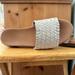 Madewell Shoes | Madewell Woven Slides | Color: Cream/Tan | Size: 7