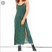 American Eagle Outfitters Dresses | American Eagle Cowl Neck Maxi Dress | Size L | Color: Green/White | Size: L