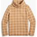 J. Crew Sweaters | J Crew Nwot Tan & White Funnel Neck Thick Cozy Sweater | Color: Tan/White | Size: 0x