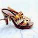 Michael Kors Shoes | Michael Kors Heels Y2k Strappy Heel Sandals Size 7 | Color: Gold/Tan | Size: 7