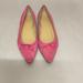 J. Crew Shoes | J. Crew Hot Pink Pointed Toe Suede Flats,Size 7.5 | Color: Pink | Size: 7.5