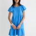 J. Crew Dresses | J. Crew Size Medium Knit Broken-In Jersey Tiered Mini Dress 2023 Sailor Blue | Color: Blue | Size: M