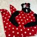 Disney Intimates & Sleepwear | Disney Minnie Mouse One Piece Plush Pajama | Color: Red | Size: L