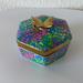 Lilly Pulitzer Storage & Organization | Lilly Pulitzer Trinket Dish With Lid & Gold Butterfly | Color: Gold/Pink | Size: Os