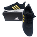 Adidas Shoes | Adidas Qt Racer 2.0 Women's Running Shoes Sneakers Black Metallic Gold | Color: Black/Gold | Size: Various