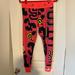 Adidas Pants & Jumpsuits | Addidas Stellassport Stella Mccartney Pink Printed Tights Size M | Color: Pink/Red | Size: M