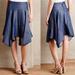 Anthropologie Skirts | Anthropologie Hd In Paris Women's Chambray Blue Hanky Hem Skirt Size 2 | Color: Blue | Size: 2