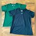 Under Armour Tops | 2 For $24 Under Armour Short Sleeve T-Shirts, Women's Size L Loose Fit | Color: Black/Green | Size: L